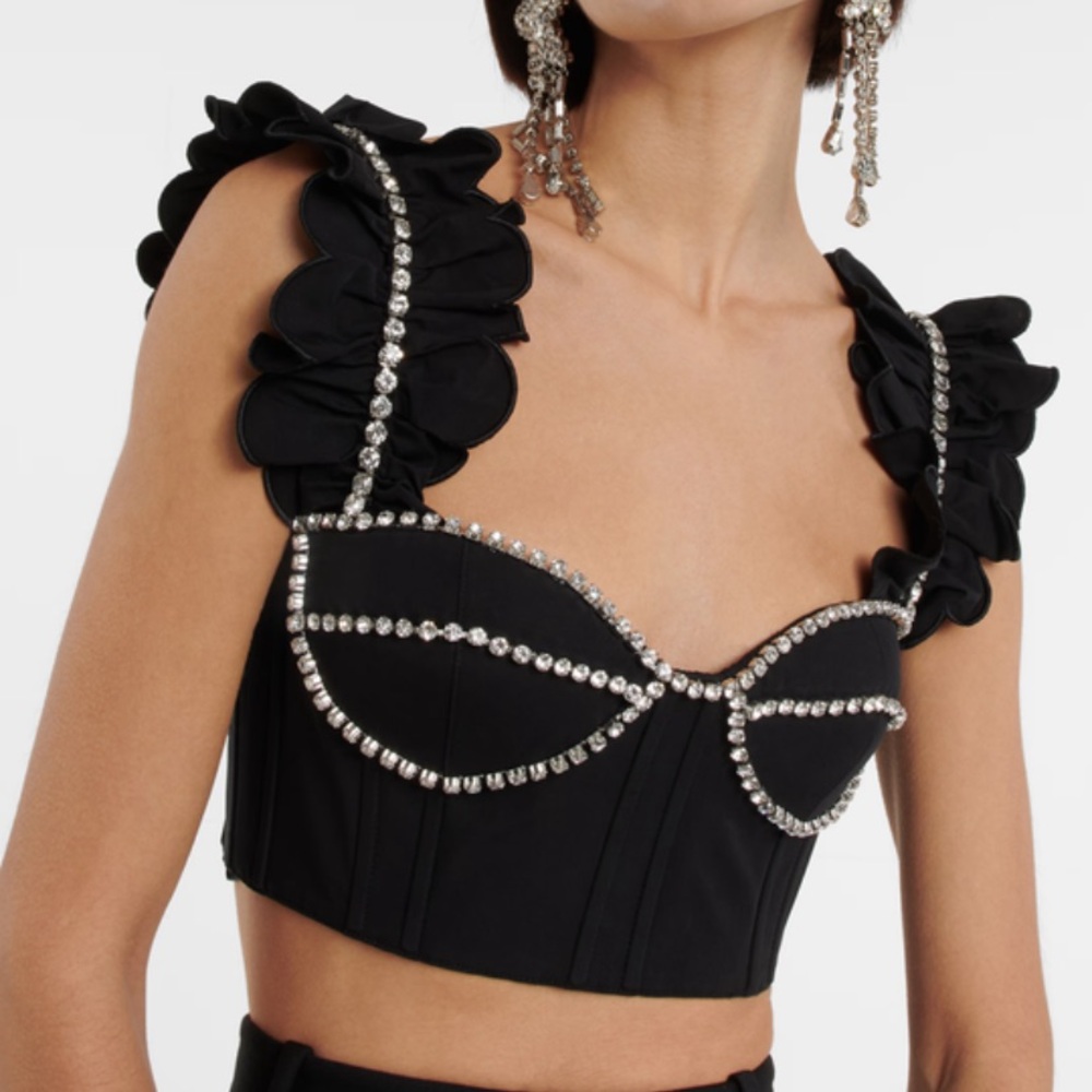AREA Poplin Bustier NWT